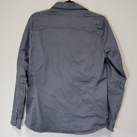 Kuhl Canvas Lightweight Jacket Snap Button Up Gray - Picture 6 of 8